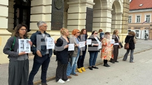 Protest ispred Gradske kuće